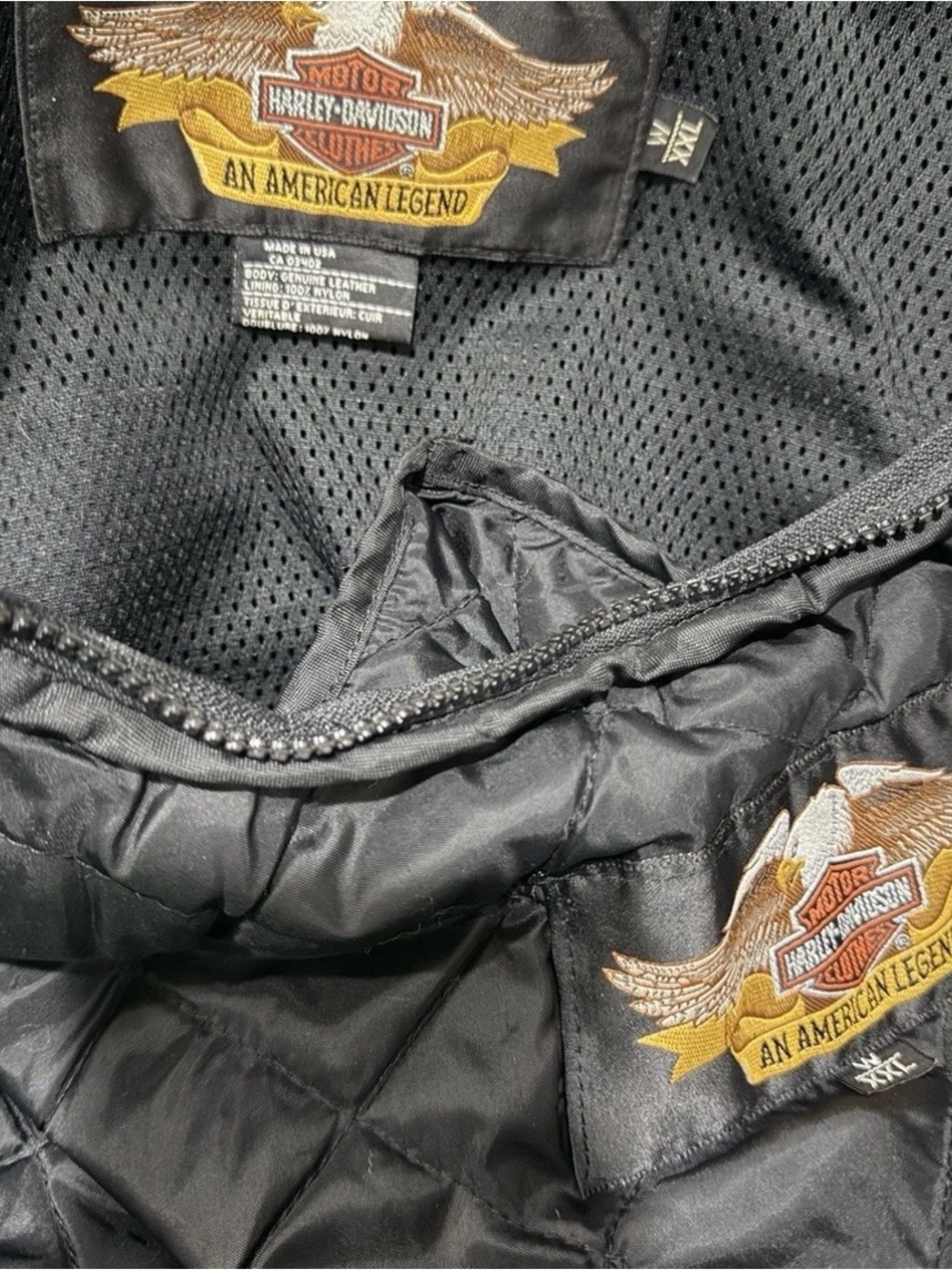Harley Davidson Women’s XXL Willie G Genuine Leather Motorcycle Jacket C - Picture 16 of 16